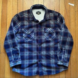 Freedom Foundry Sherpa Lined Flannel Jacket